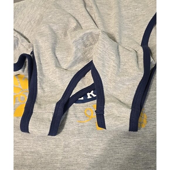 Miller Lite Tank Top Small Heather Grey Navy Blue Trim with Logo New with Tags - Picture 5 of 11